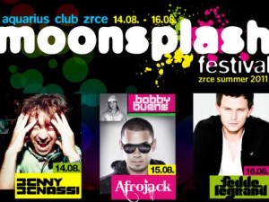 Benny Benassi Flyer Moonsplash Festival Insel Pag 2010