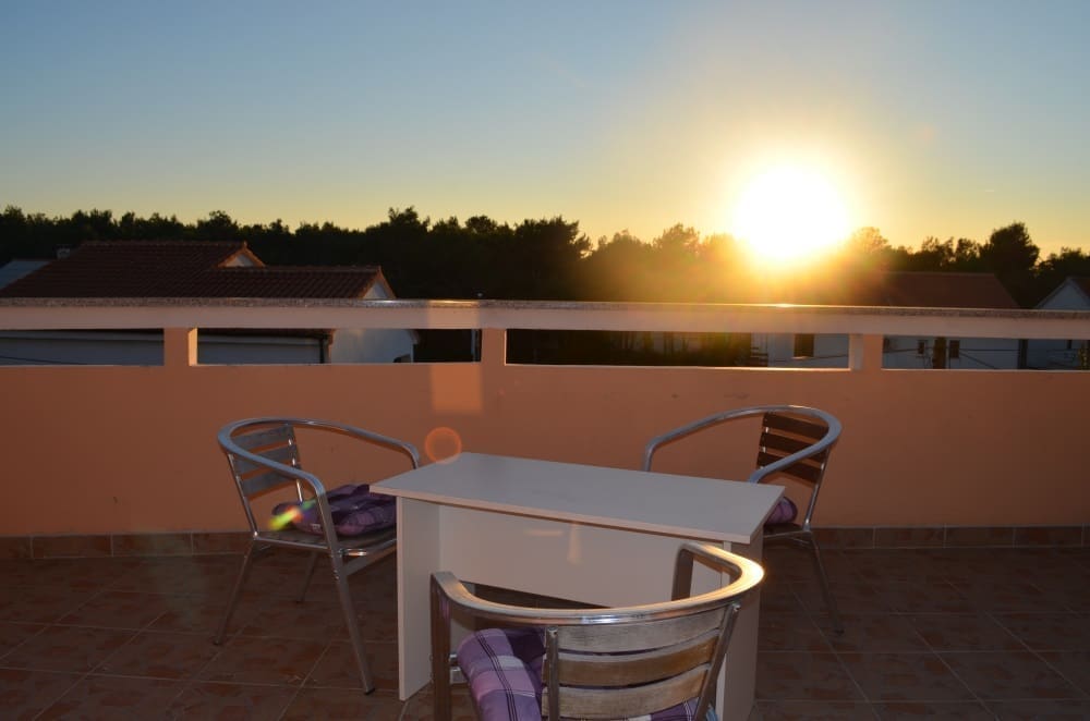 Ocean Apartment Novalja Balkon