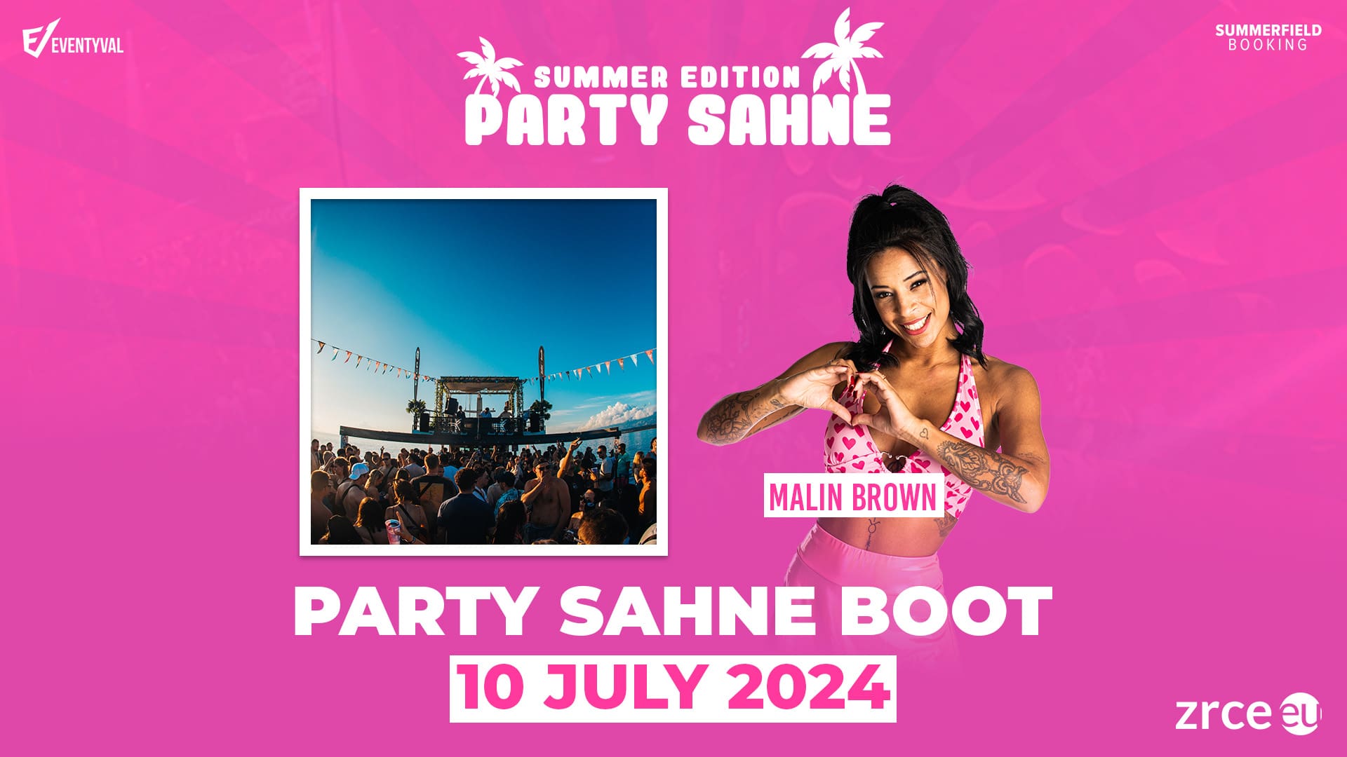 Party Sahne Partyboot